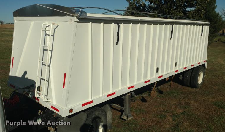 image for item DF9833 2011 JC double hopper grain trailer