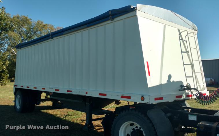image for item DF9833 2011 JC double hopper grain trailer