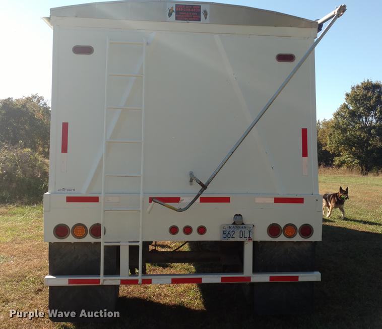 image for item DF9833 2011 JC double hopper grain trailer