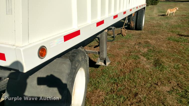image for item DF9833 2011 JC double hopper grain trailer