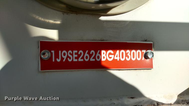 image for item DF9833 2011 JC double hopper grain trailer