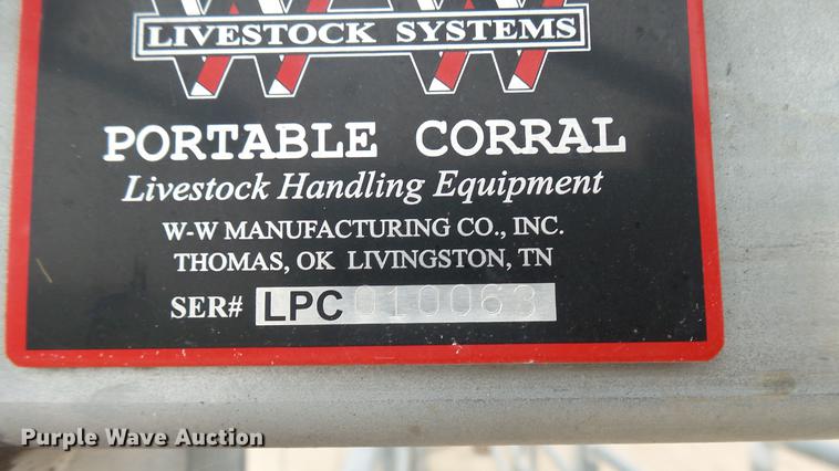 image for item DV9212 WW Livestock Systems corral