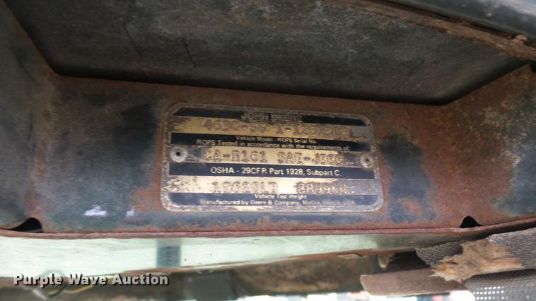 image for item ED9071 John Deere 4630 tractor
