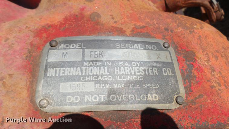 image for item ED9175 Farmall M tractor