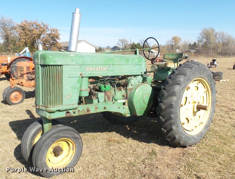 image for item ED9178 John Deere 60 tractor