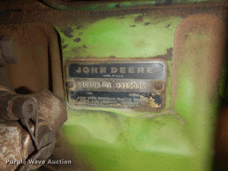 image for item J5649 1972 John Deere 4020 tractor