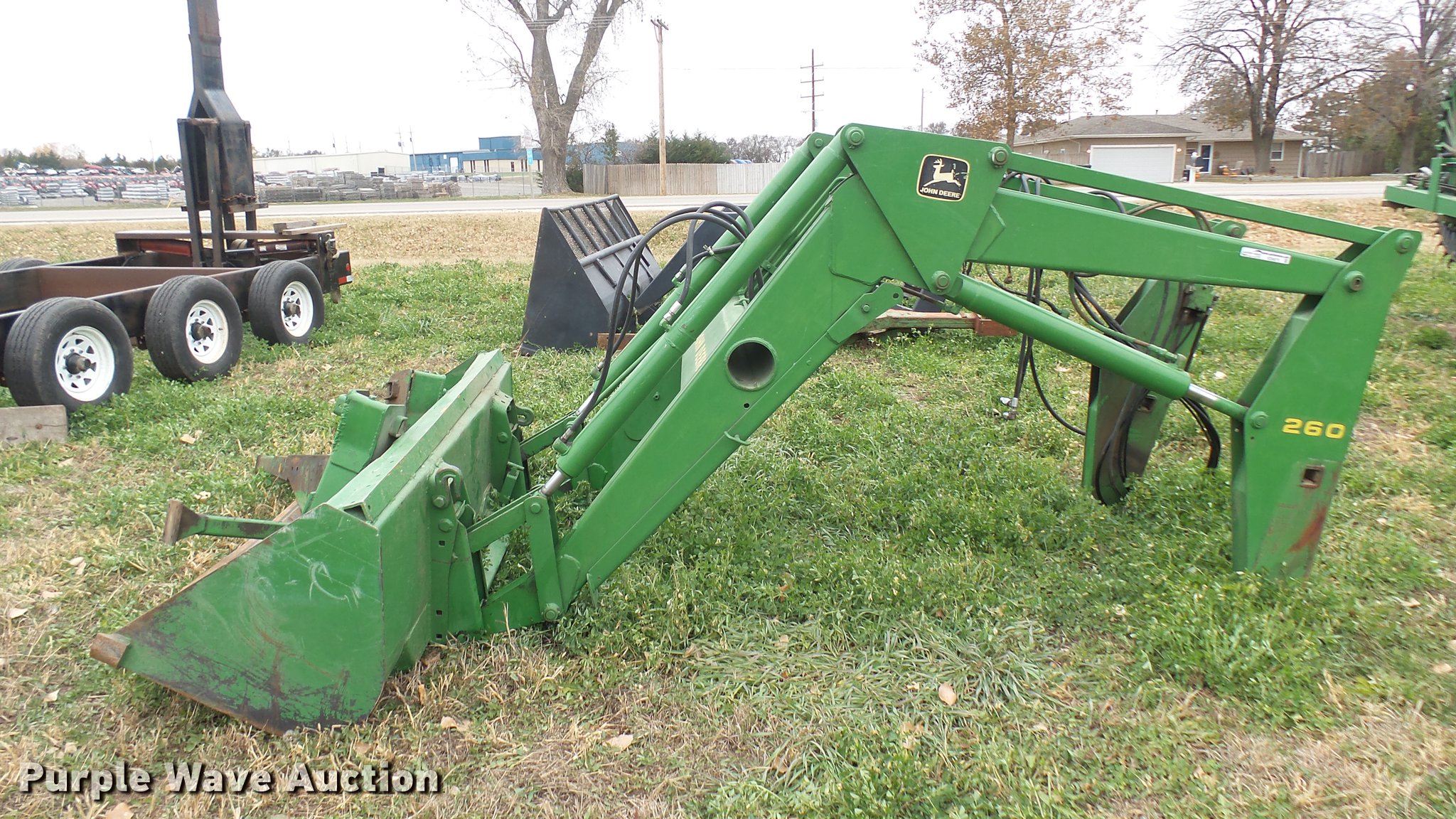 John Deere 260 loader in Lyons, KS Item ED9073 sold Purple Wave