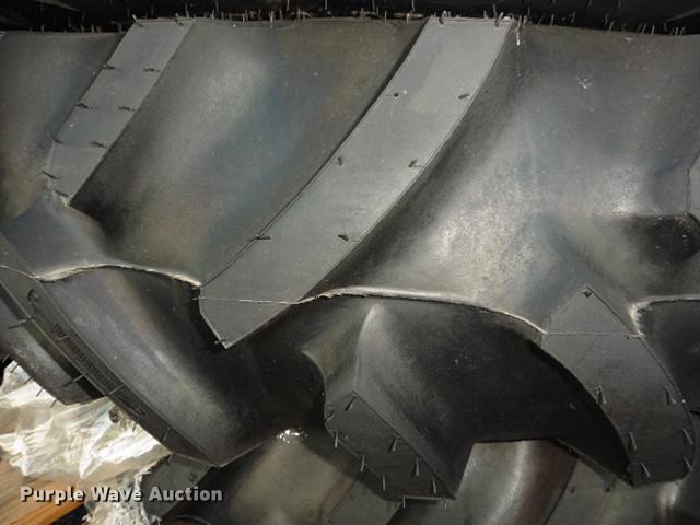 image for item G1814 (6) Titan 11.2x24 4PR R1 HTL rear tire assemblies