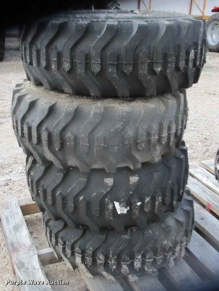 (4) Titan 12-16.5 NHS R4 front tire assemblies in LaPorte, TX | Item ...