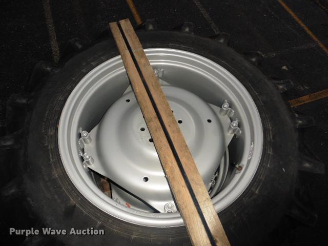 image for item G1954 (4) Goodyear 13.6x28 R1 rear tire assemblies