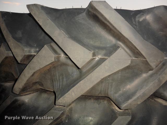 image for item G1955 (4) Goodyear 13.6x28 R1 rear tire assemblies