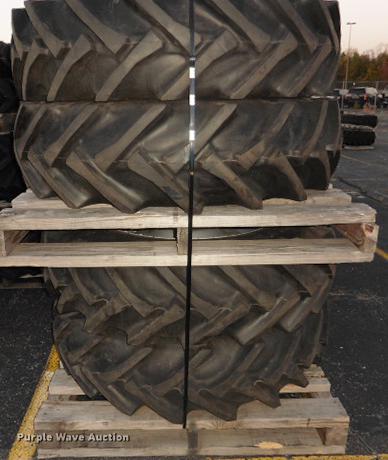 image for item G1959 (4) Goodyear 13.6x28 R1 rear tire assemblies