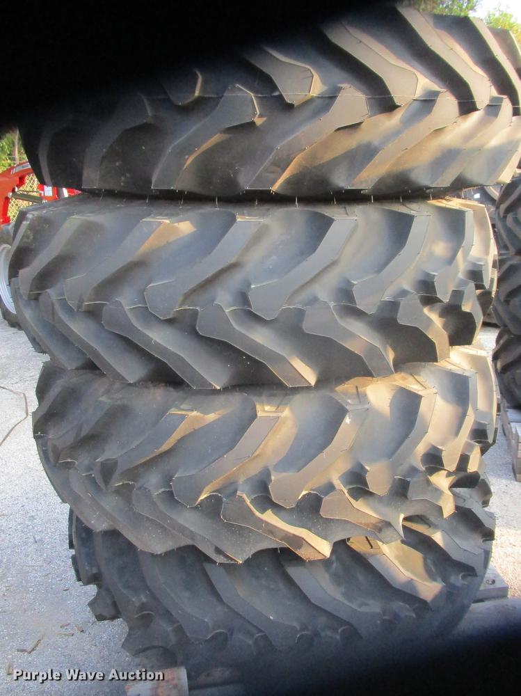 image for item G1963 (4) Goodyear 16.9x28 R1 rear tire assemblies