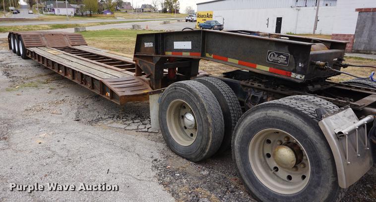 image for item DA1444 1996 Witzco Challenger RG35 lowboy equipment trailer