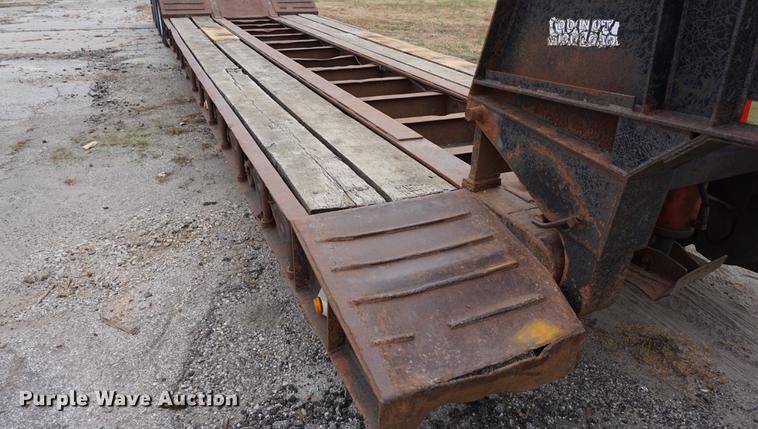 image for item DA1444 1996 Witzco Challenger RG35 lowboy equipment trailer