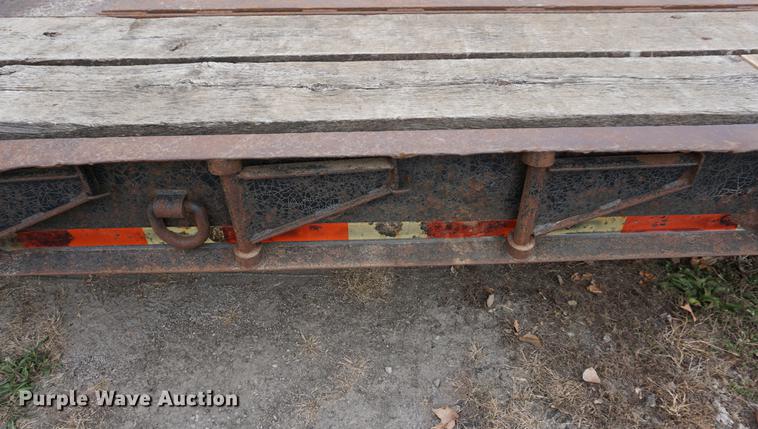 image for item DA1444 1996 Witzco Challenger RG35 lowboy equipment trailer