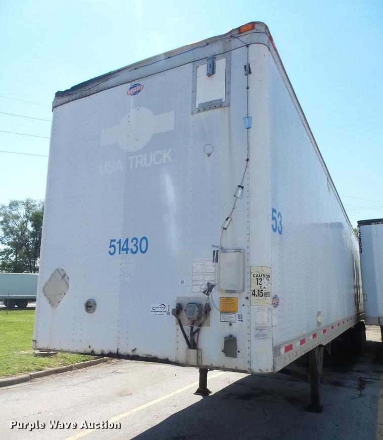 image for item DA1739 2000 Utility dry van trailer