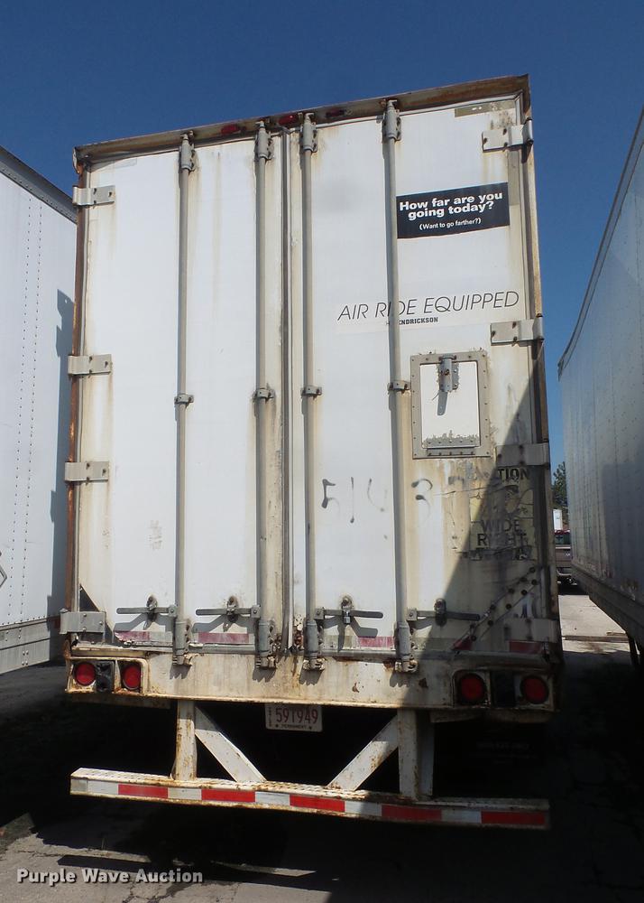 image for item DA1739 2000 Utility dry van trailer