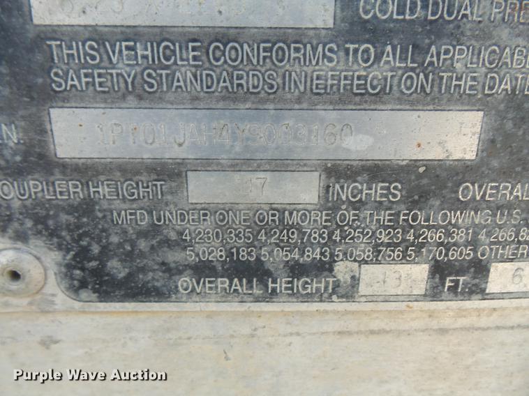 image for item DA1740 2000 Trailmobile dry van trailer