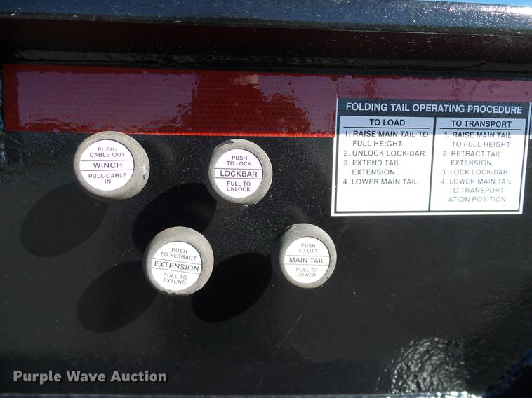 image for item DA6961 2001 Wilson 538FTMUV-AH drop deck trailer