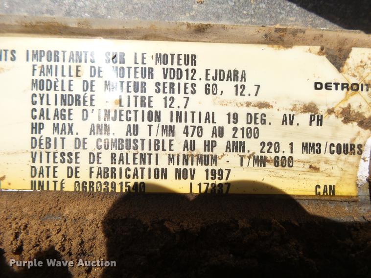 image for item DB7349 1998 Peterbilt 377 semi truck