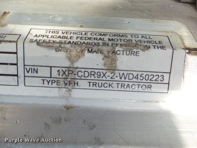 image for item DB7349 1998 Peterbilt 377 semi truck