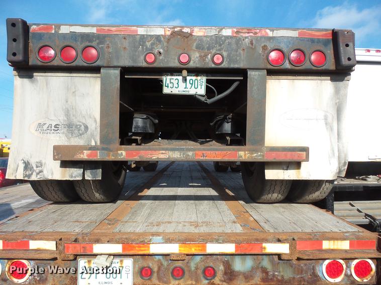 image for item DB8009 2002 Transcraft TL-2000-W2 flatbed trailer