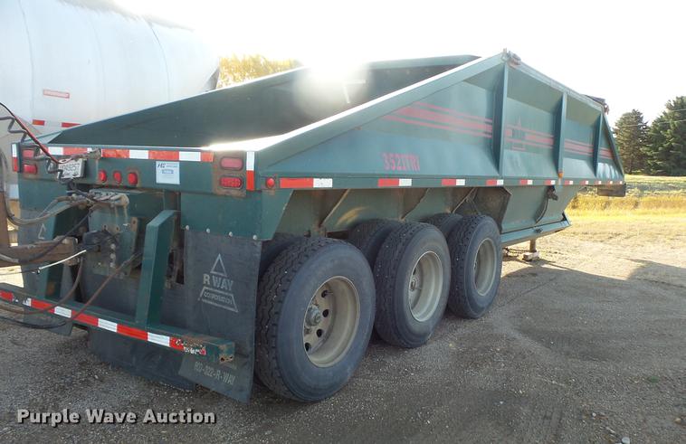 image for item DB8054 2000 R-way 3521TRI bottom dump trailer
