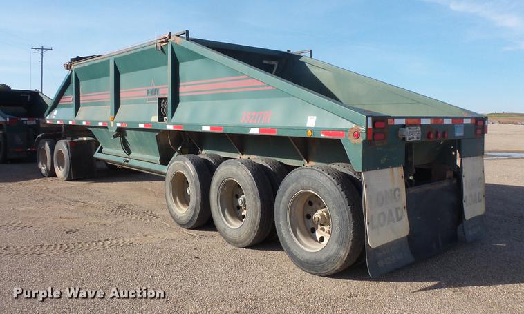 image for item DB8056 2000 R-way 3521TRI bottom dump trailer