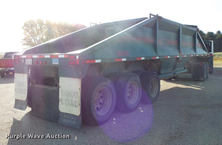 image for item DB8056 2000 R-way 3521TRI bottom dump trailer