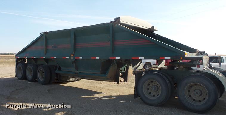 image for item DB8056 2000 R-way 3521TRI bottom dump trailer