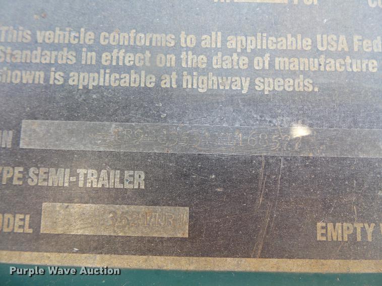 image for item DB8056 2000 R-way 3521TRI bottom dump trailer