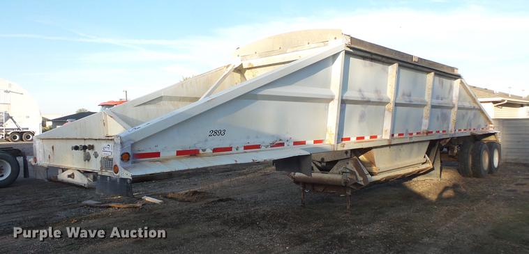 image for item DB8076 1999 bottom dump trailer