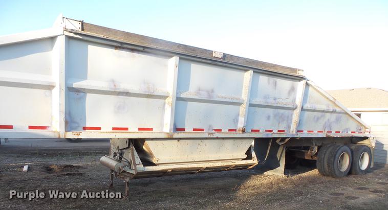 image for item DB8076 1999 bottom dump trailer