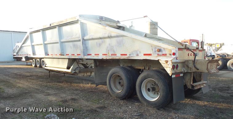 image for item DB8076 1999 bottom dump trailer