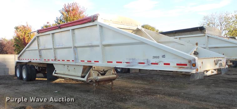 image for item DB8076 1999 bottom dump trailer