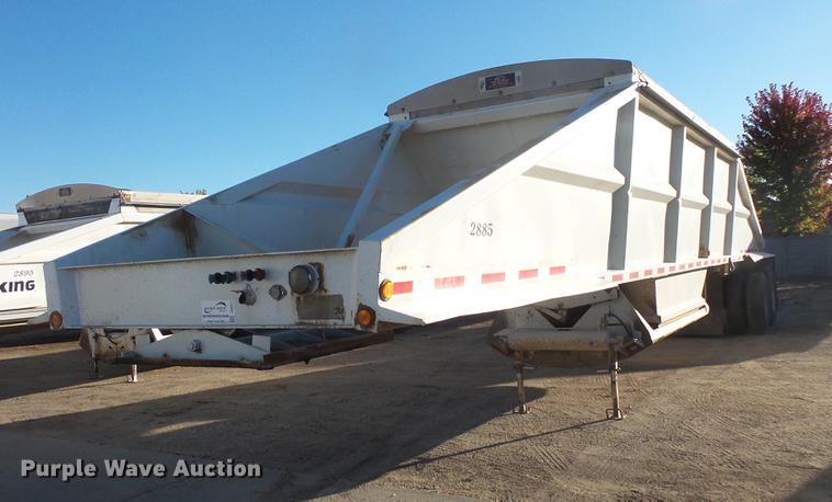 image for item DB8077 1999 Corn Belt bottom dump trailer