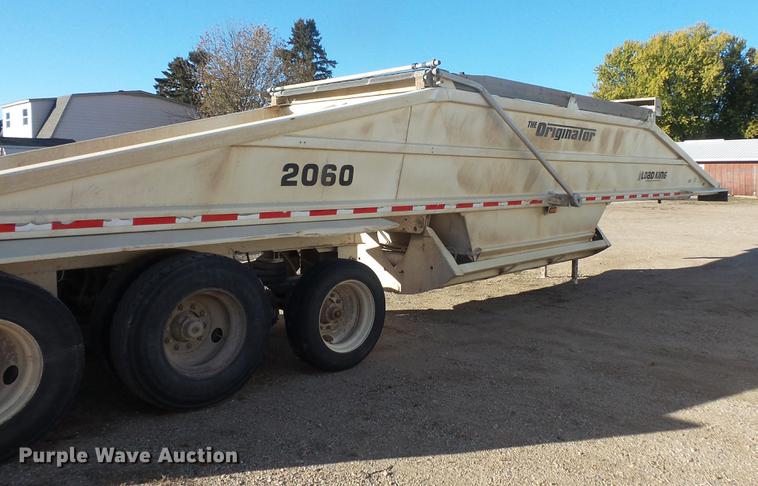 image for item DB8079 1994 Load King bottom dump trailer