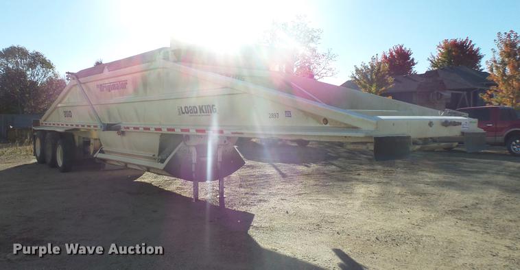 image for item DB8079 1994 Load King bottom dump trailer
