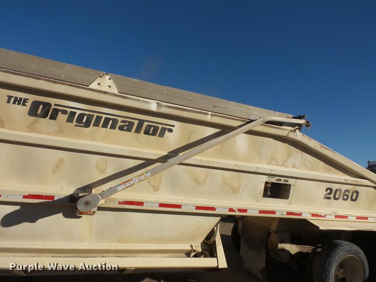 image for item DB8079 1994 Load King bottom dump trailer