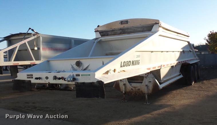 image for item DB8086 1985 Load King bottom dump trailer