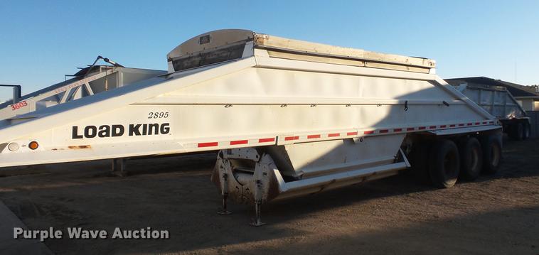 image for item DB8086 1985 Load King bottom dump trailer