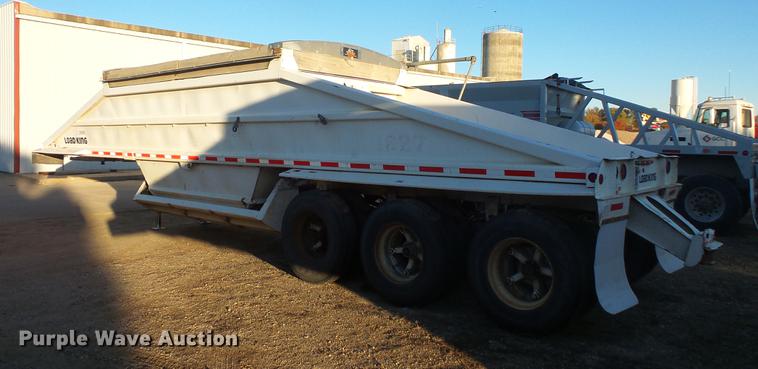 image for item DB8086 1985 Load King bottom dump trailer
