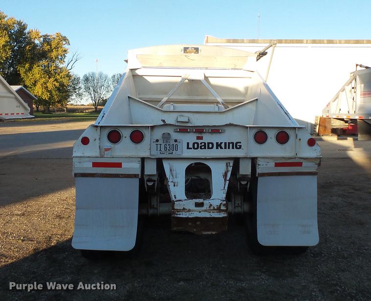 image for item DB8086 1985 Load King bottom dump trailer