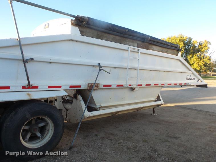 image for item DB8086 1985 Load King bottom dump trailer