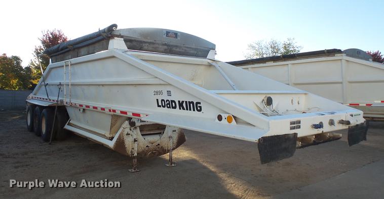 image for item DB8086 1985 Load King bottom dump trailer