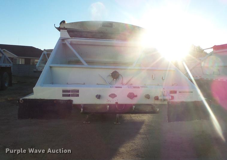 image for item DB8086 1985 Load King bottom dump trailer