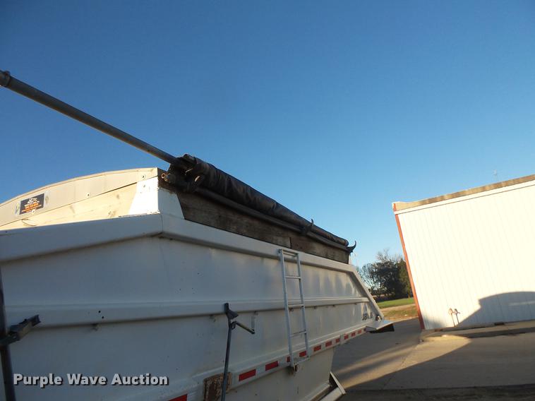image for item DB8086 1985 Load King bottom dump trailer