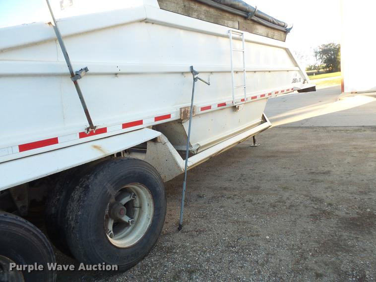 image for item DB8086 1985 Load King bottom dump trailer