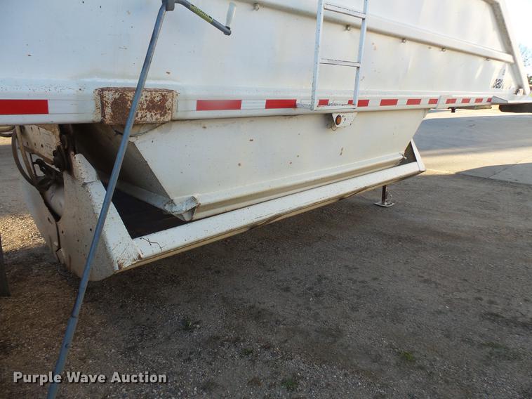 image for item DB8086 1985 Load King bottom dump trailer